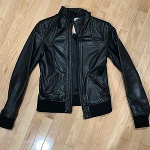Black leather Blink collection (Danier) Jacket